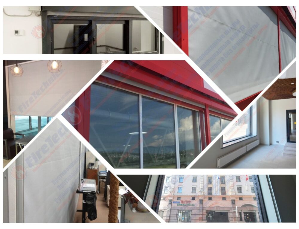 Противопожарные шторы на оконные проемы в г. Чебоксары